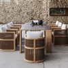 Courtyard Table And Chair Hotel Villa Aluminium Outdoor Furniture6