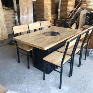 Ban Lau Nuong Mat Go Chan Sat 2