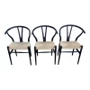 2008 Set Of 3 Hans Wegner Wishbone Chairs For Carl Hansen And Son 0394